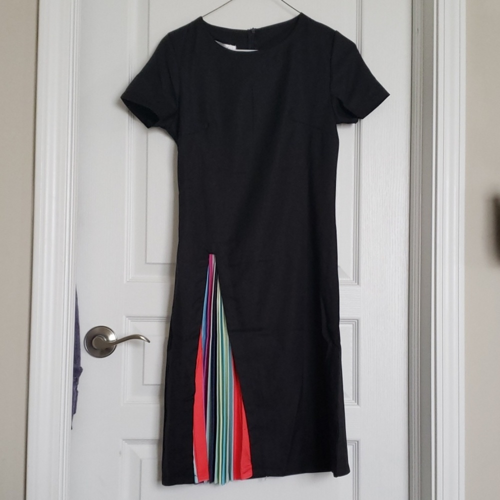 Peekaboo rainbow dress